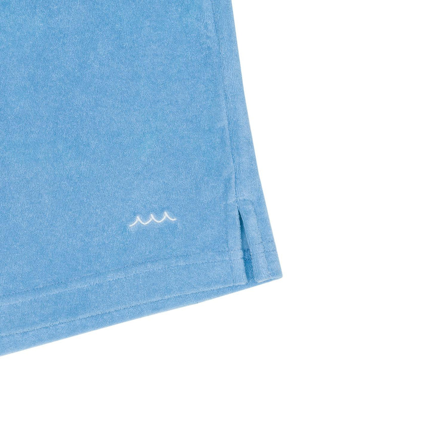 men's le marin blue french terry short