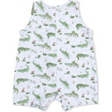Crayon Alligators - Sleeveless Shortie Romper