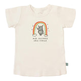 graphic tee | unicorn curves