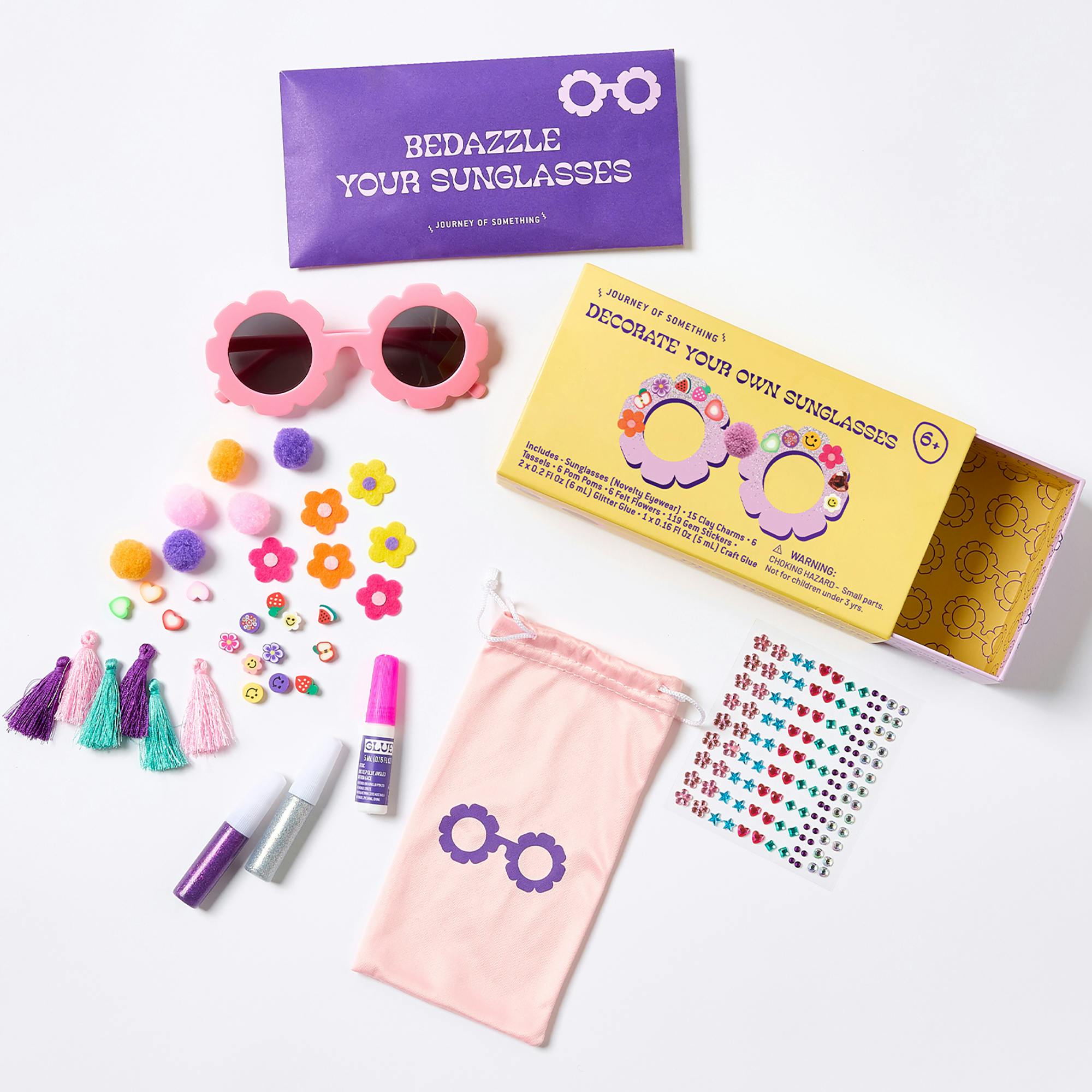 JOS: Decorate Your Own Sunglasses - Flower
