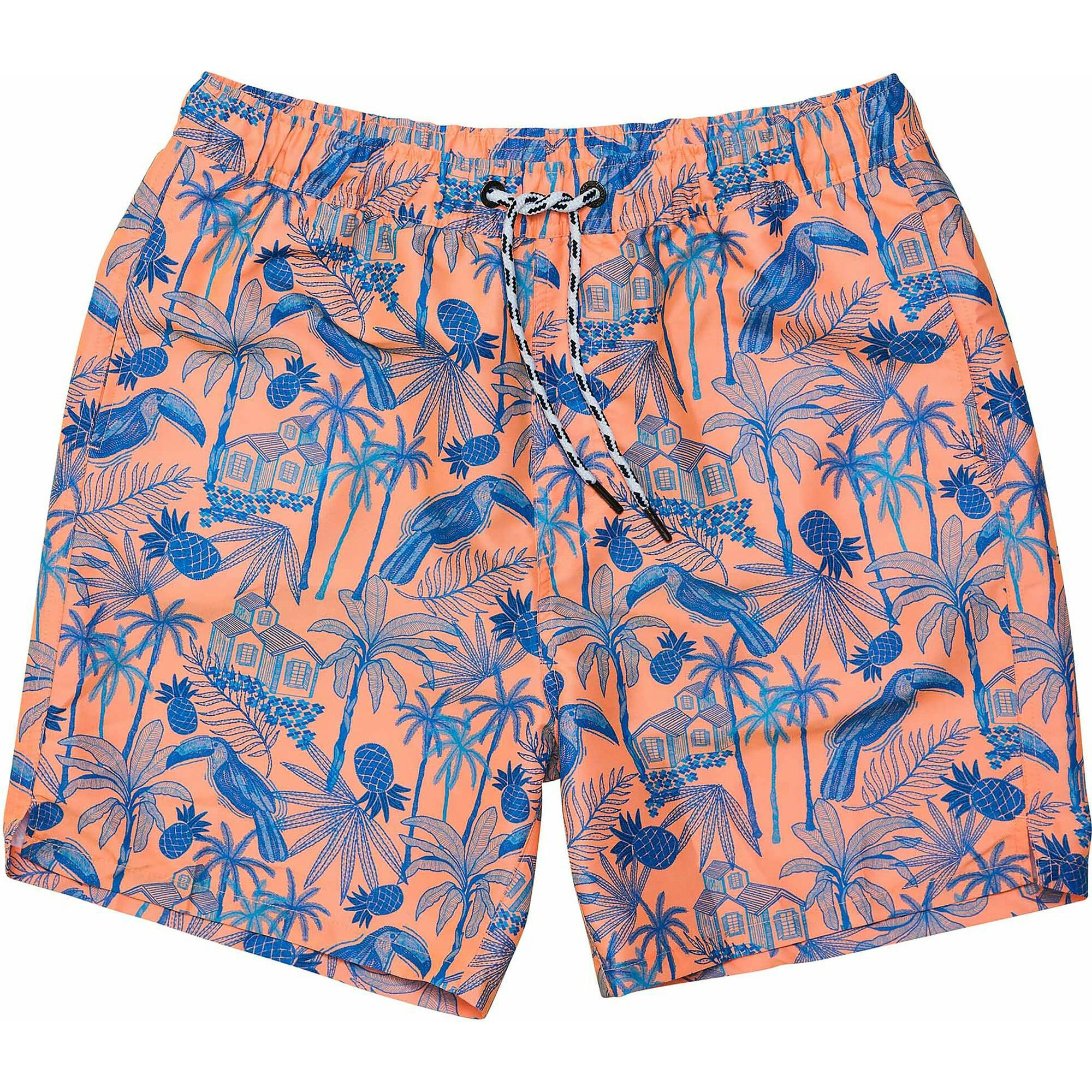 Men's Sustainable Comfort Lined Drawstring Swim Short