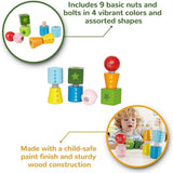 Hape: Twist & Turnables&nbsp;- Colorful Wooden Shapes Blocks