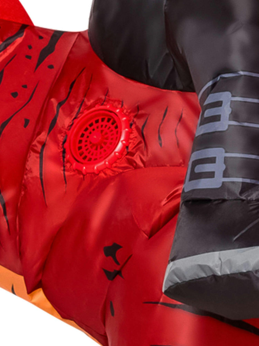 Kids' Ride on Red Dragon Light Up Inflatable Costume
