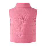 Reversible Floral Puffer Vest