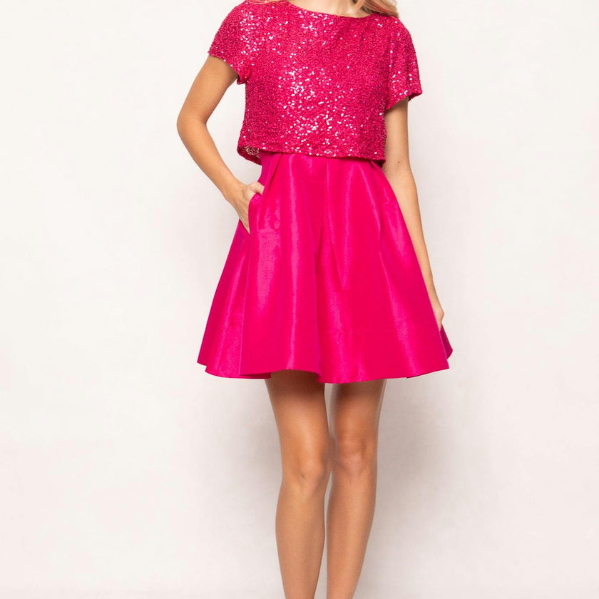 Alexis Dress in Fuchsia