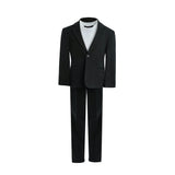 Black Slim-Fit Suit Set