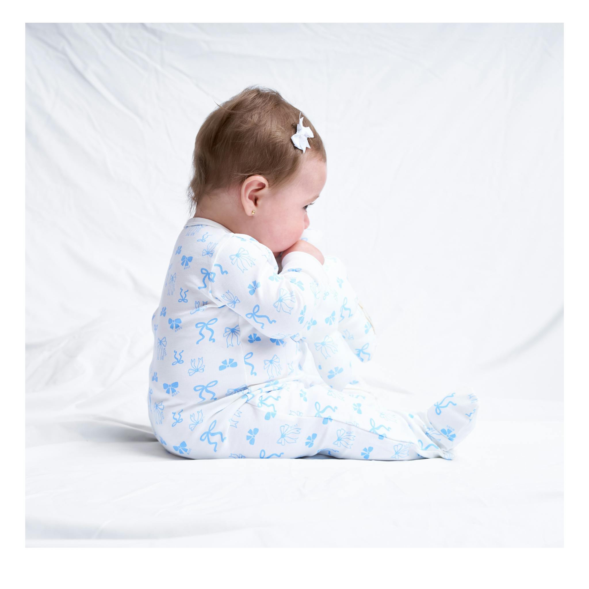 Coquette Zip-up Baby Bodysuit