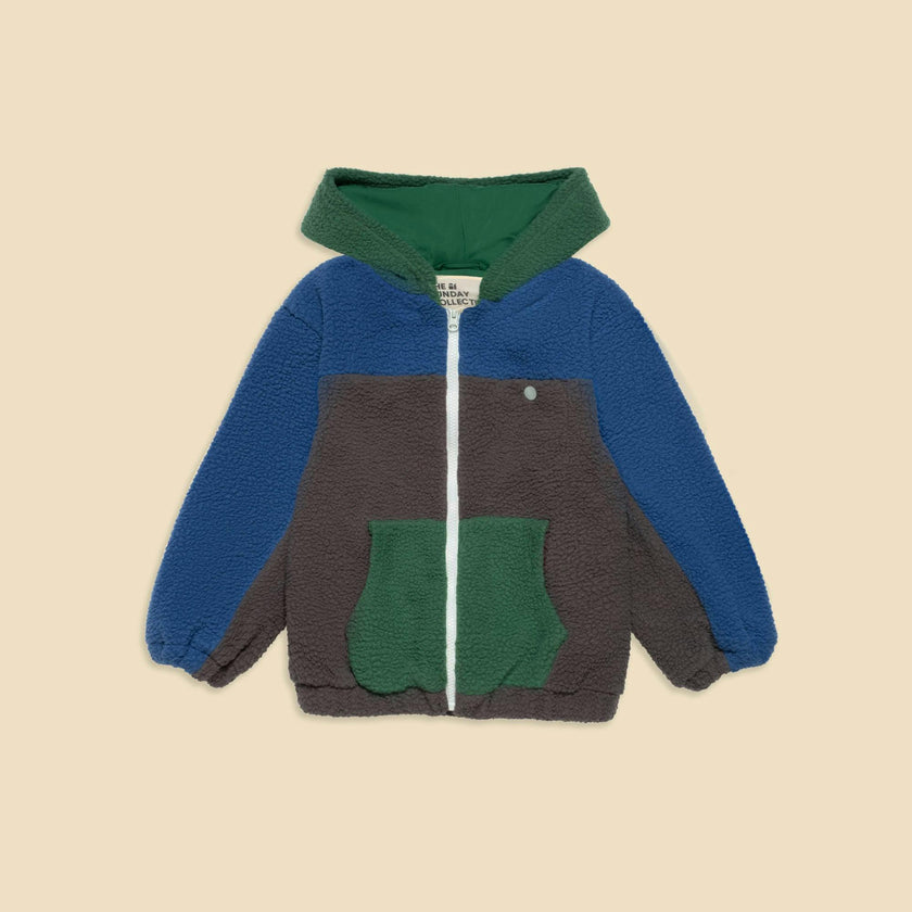 Polar Fleece Zip Up in Blue Note