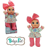 Baby's First Giggles Baby Doll Toy with Floral Top