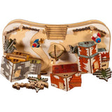 7.08-Inch Battery-Operated Village Musical LED House with Motion