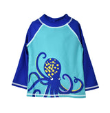 UPF 50+ Graphic Rash Guard Swim Top - F