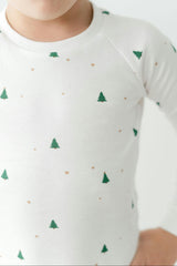Organic Cotton Evergreen 2-Piece Holiday Set Pajama Baby & Toddler