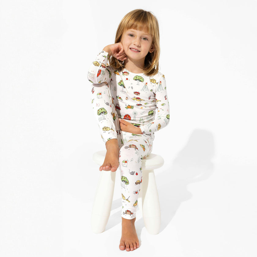 Farm Vibes Bamboo Kids Pajamas