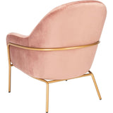 Eleazer Velvet Accent Chair