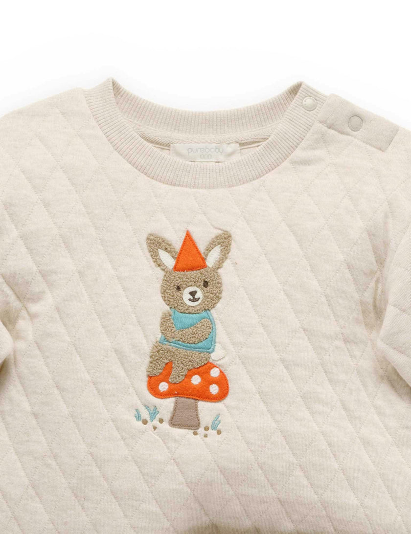Quilted Track Set Gnome Print