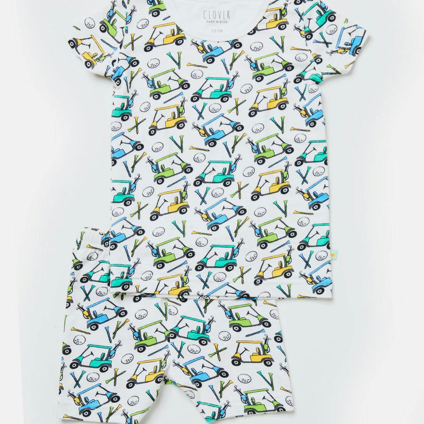 Shorts Pajama Set - Golf