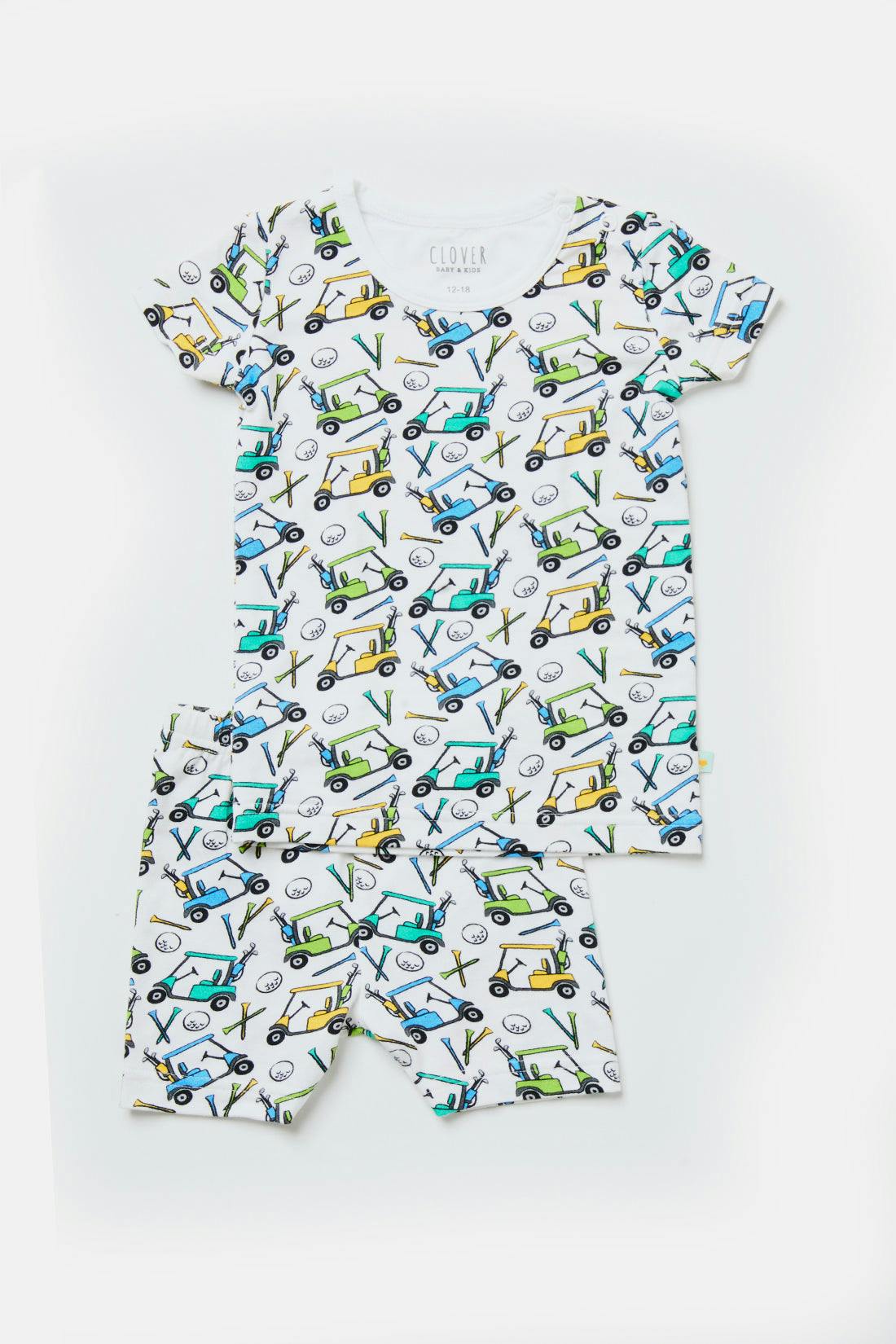 Shorts Pajama Set - Golf