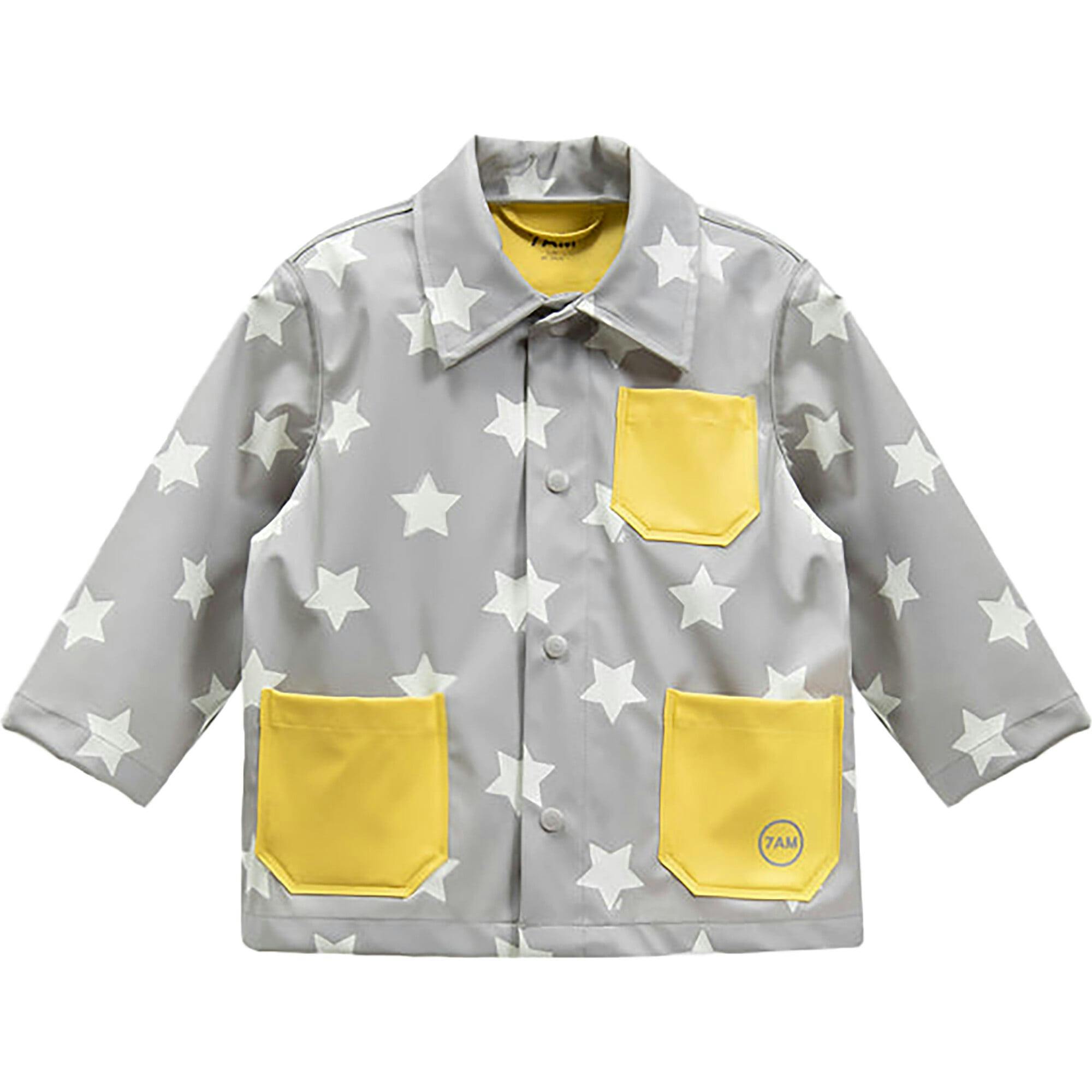 Stars Print Rain Worker Jacket