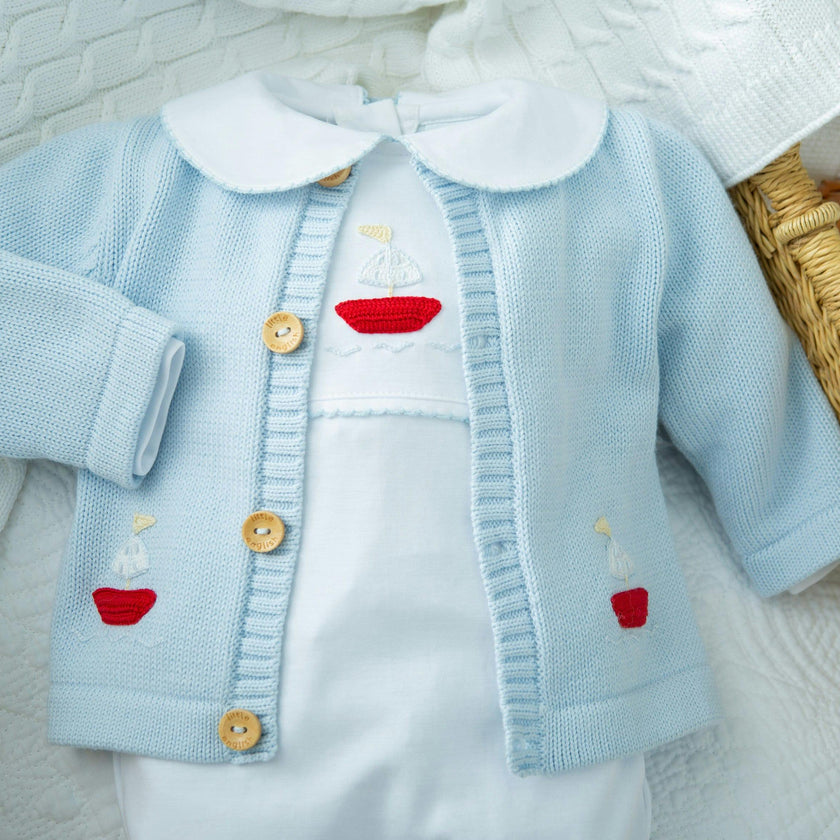 Crochet Playsuit - Sailboat