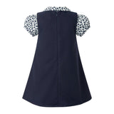 Floral Blouse Pinafore Set