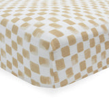 Cotton Muslin Crib Sheet - Adobe Checker
