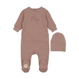 Posh Print Footie & Hat Set