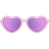 Polarized Heart: Purple Mirrored Lens