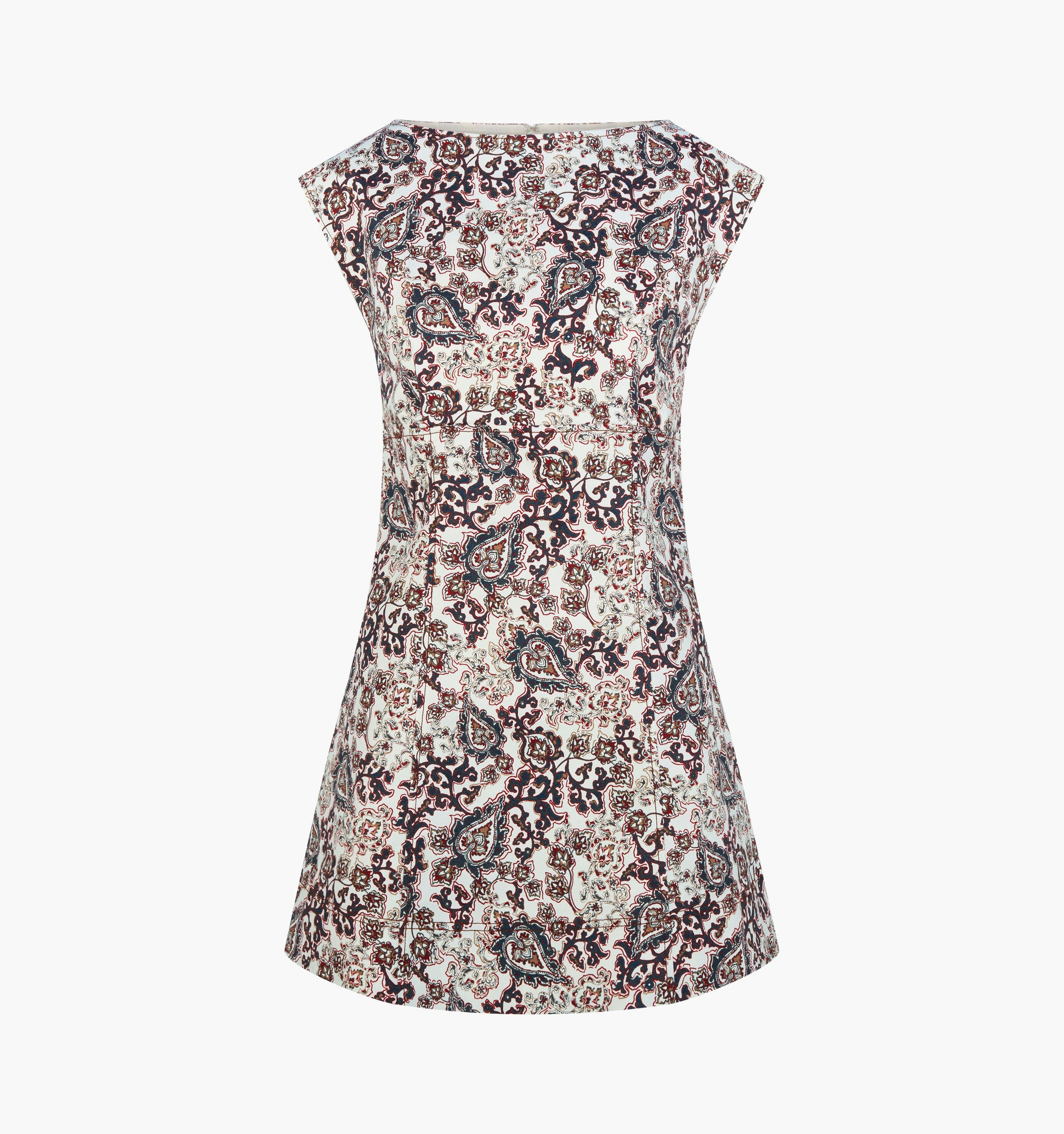 The Rhiannon Dress -  Chedworth Paisley Brown