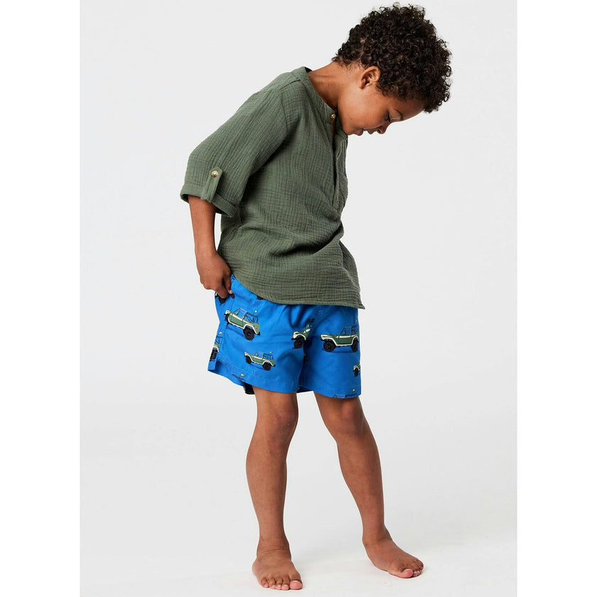 Frankie Safari Green Resort Shirt