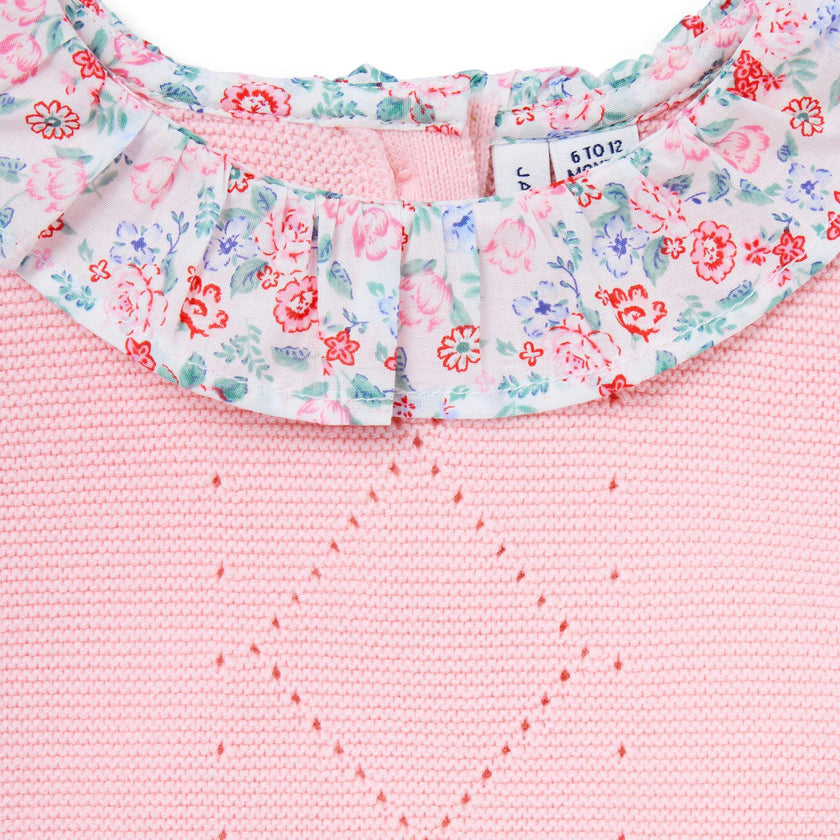 Baby Floral Collar Matching Set