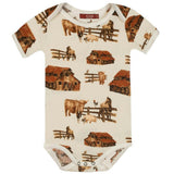 Homestead Organic Cotton Short Sleeve One Piece