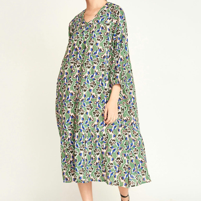 Belem Dress in Mint Orchid
