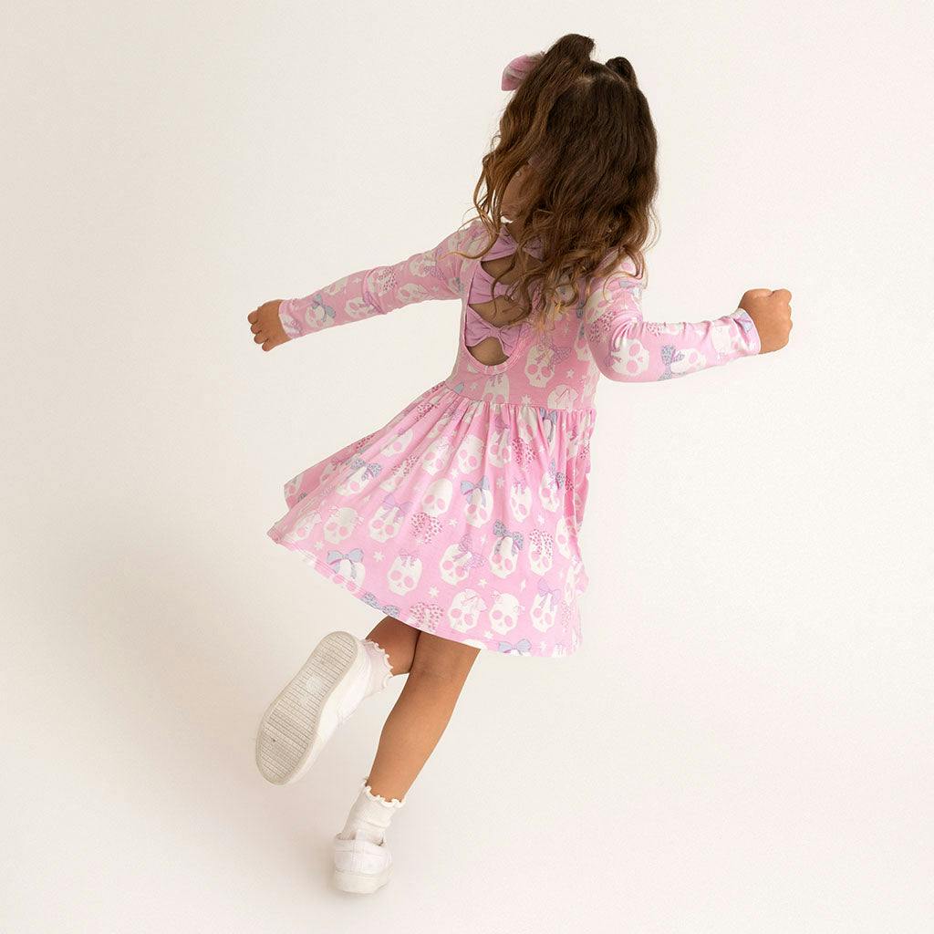 Ms. Kelly Bow Back Twirl Dress