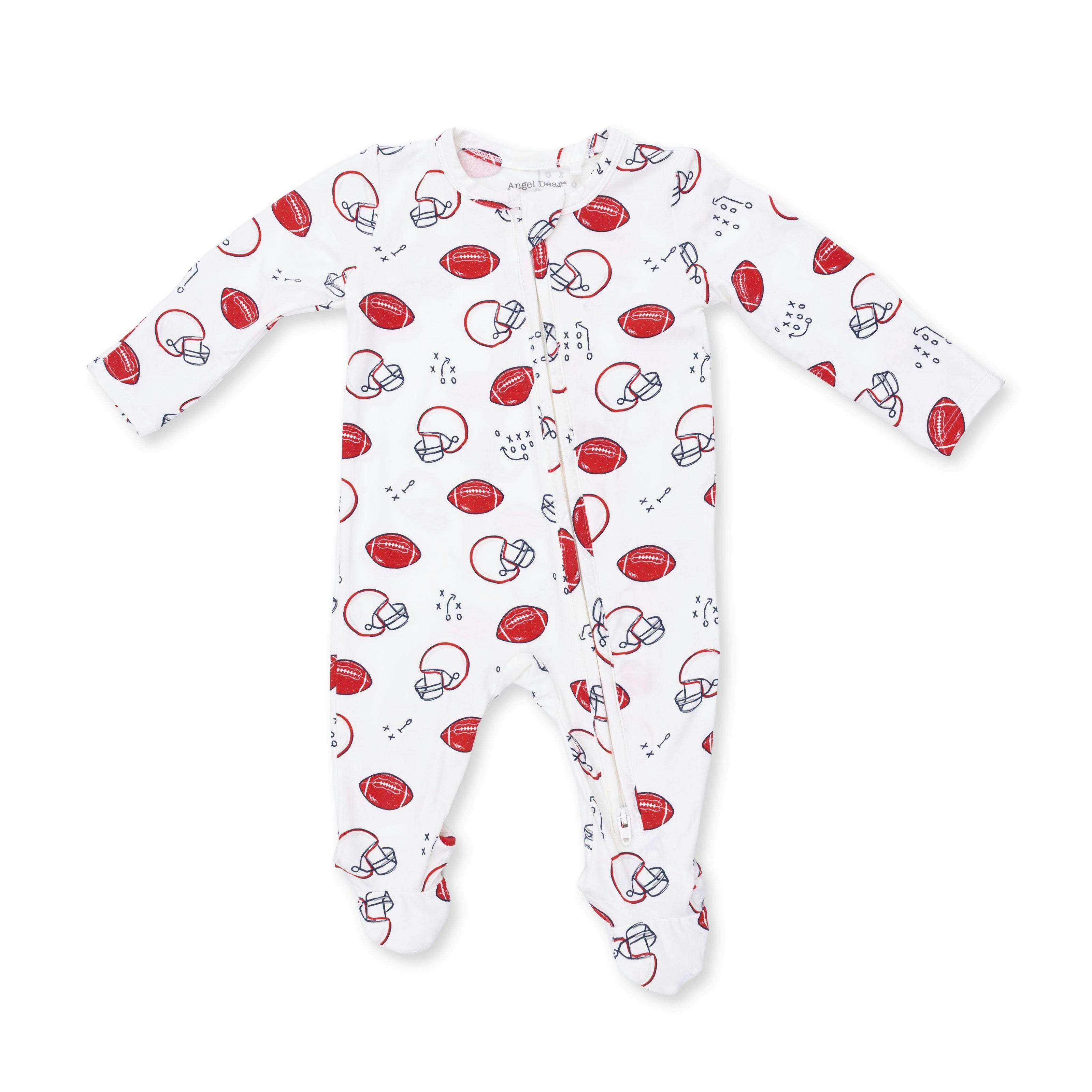 Touchdown Time - 2 Way Zipper Footie