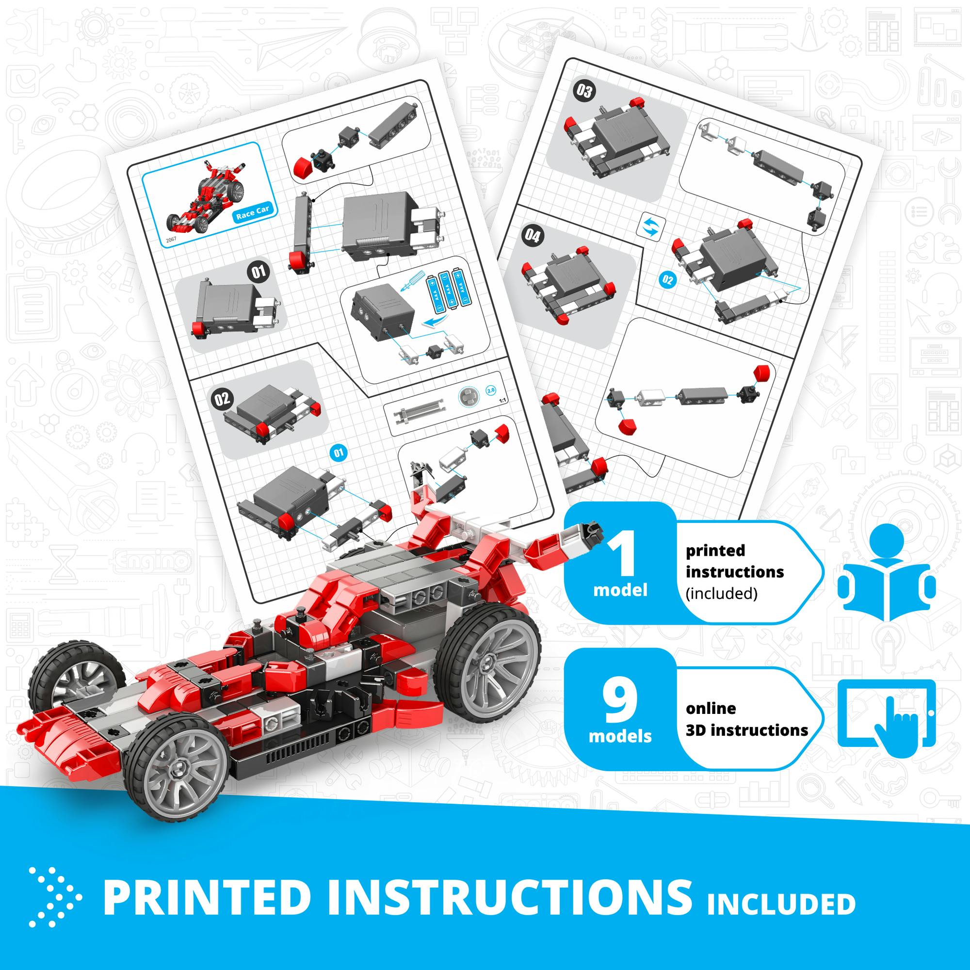 Inventor: Motorized - Race Car