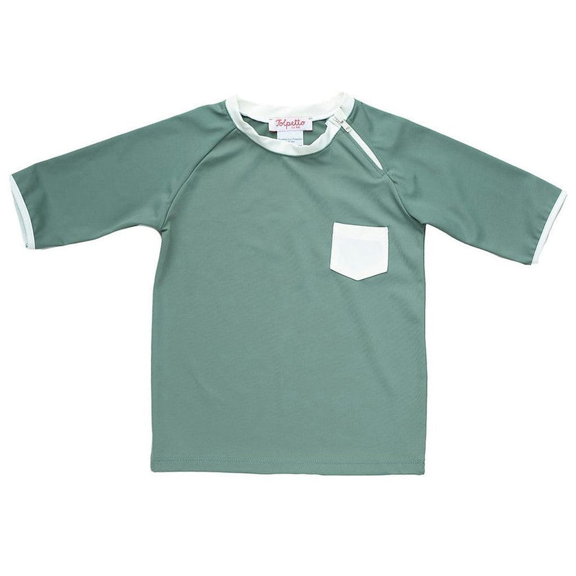 Jamie Rashguard Sage Green and Ivory