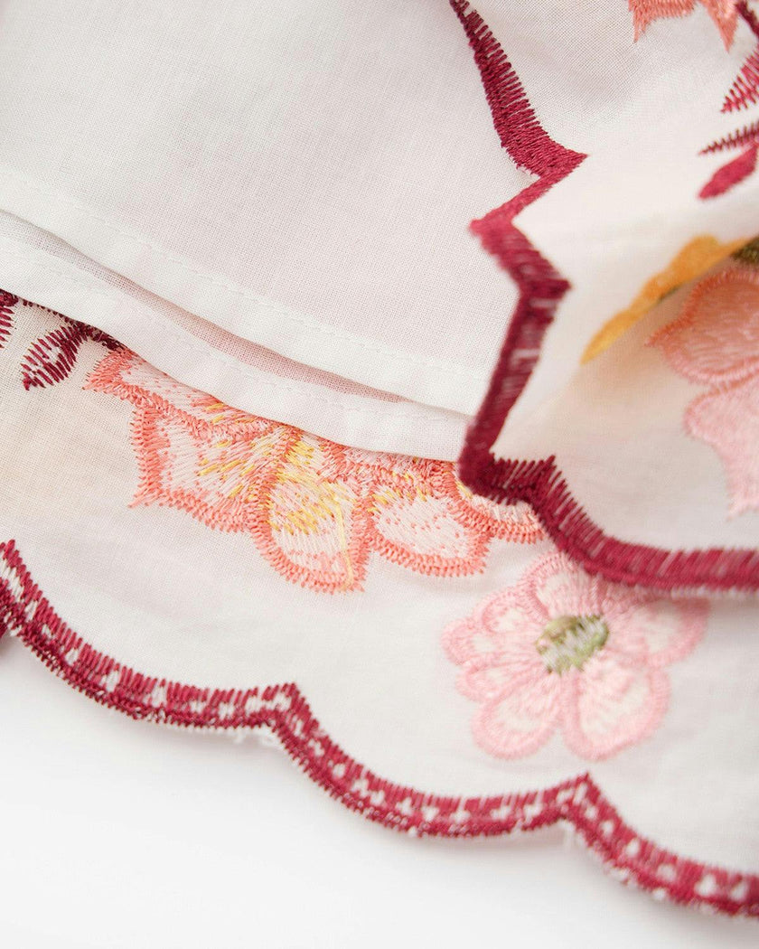 Penelope Cotton Embroidered Mini Dress (Baby)