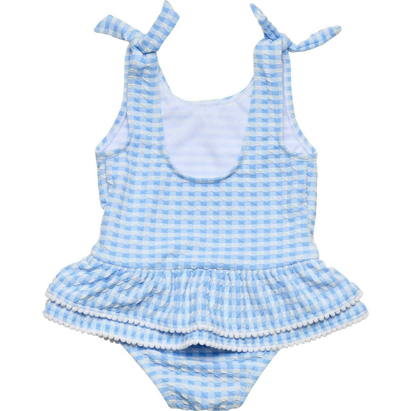 Seaside Gingham Skirt Swimsuit