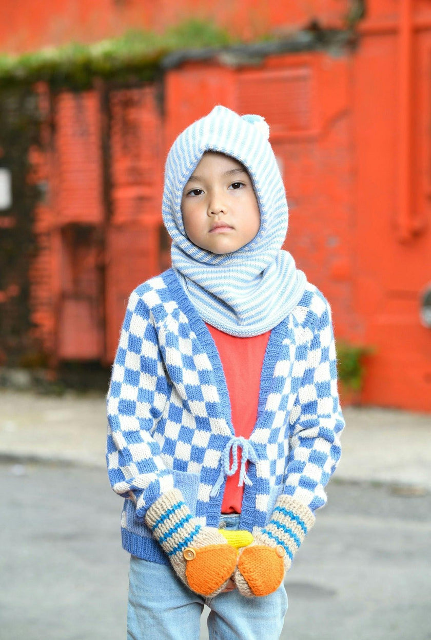 Kids Fingerless Fold-Over Mittens