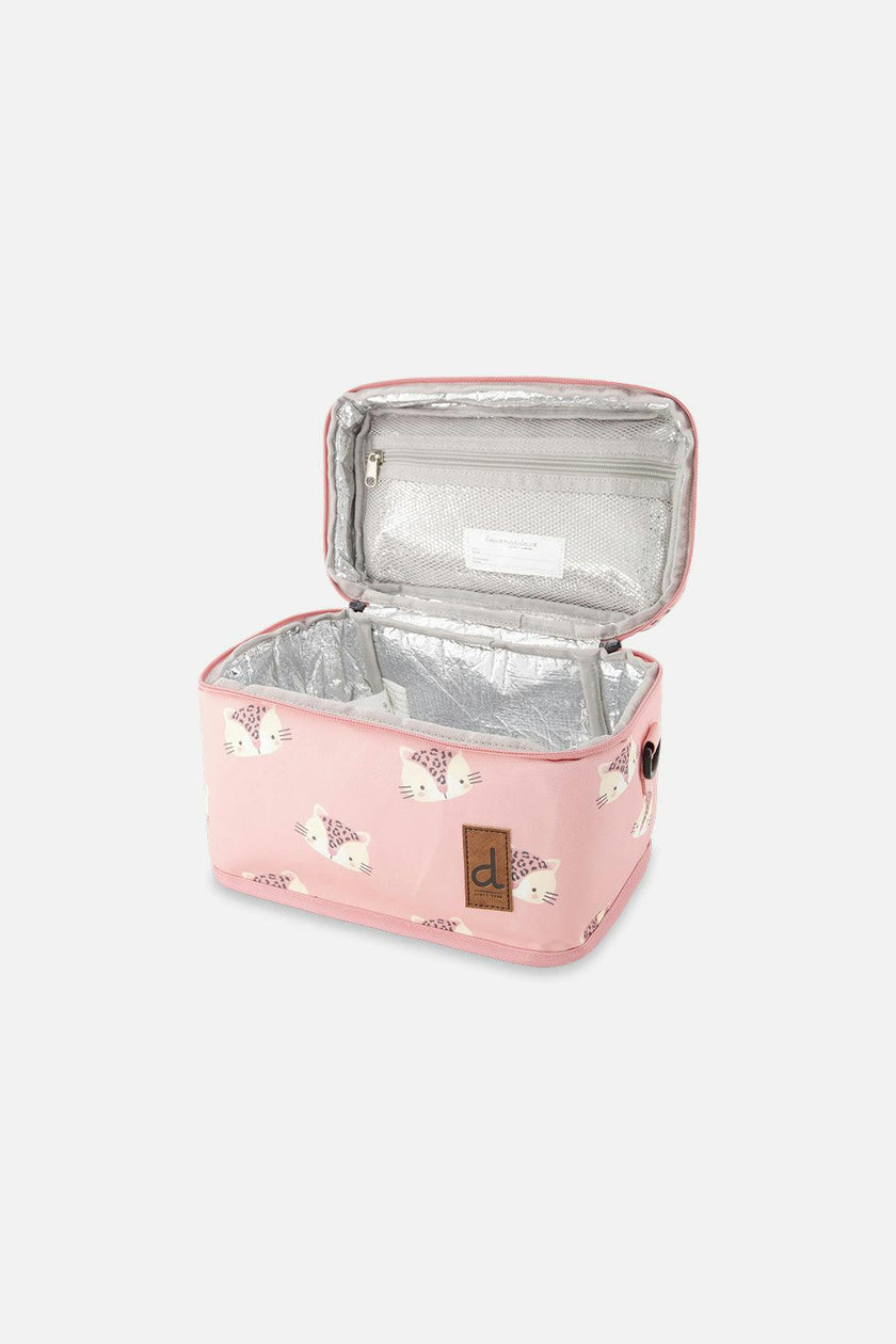 Little Girl Leopard Charming Durable Everyday Lunch Box