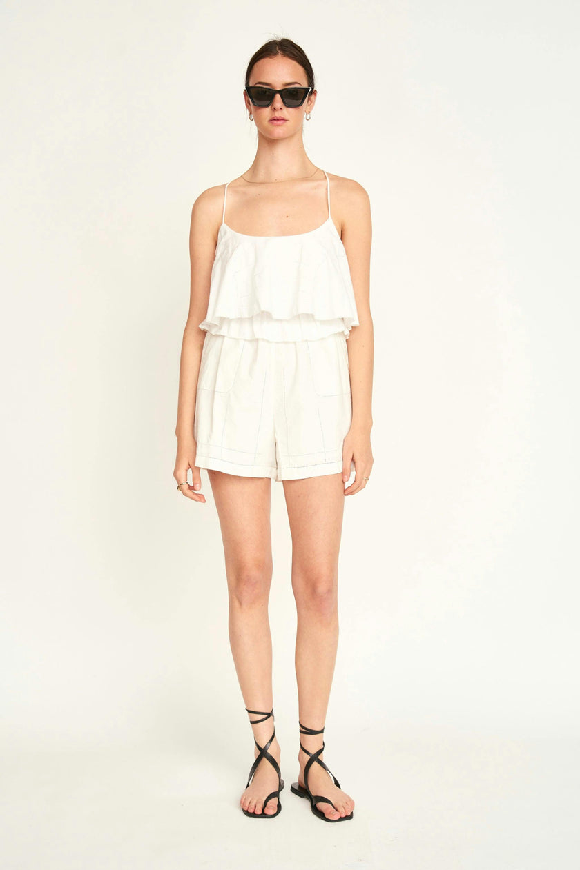 Woodstock Short in White