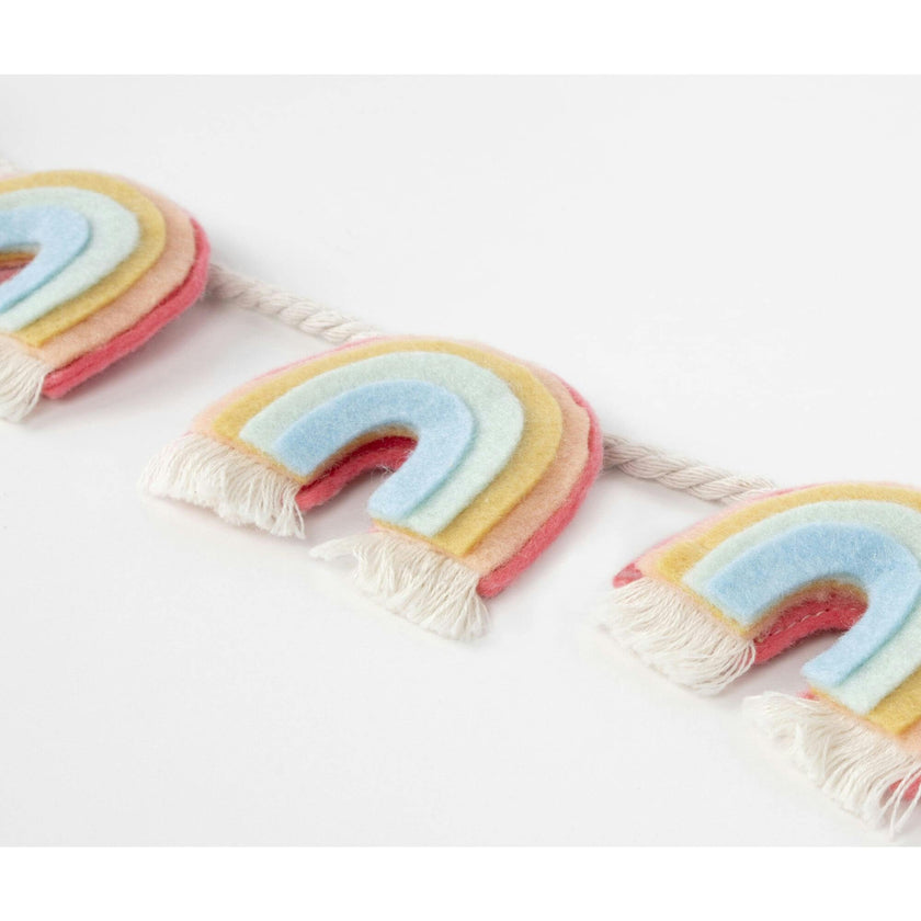 Felt Rainbow Garland