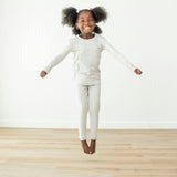 Long Sleeve Pajamas in Oat