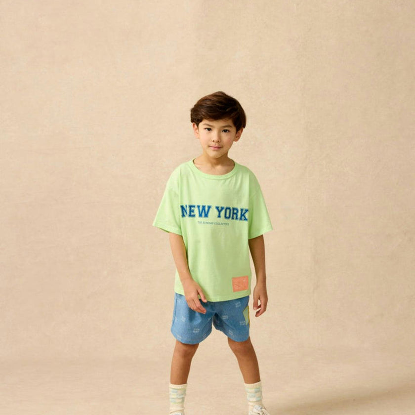 Organic Weekend Tee in Pistachio