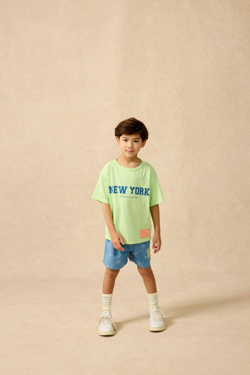 Organic Weekend Tee in Pistachio