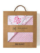 Organic Muslin Four-Layer Reversible Snug Blanket