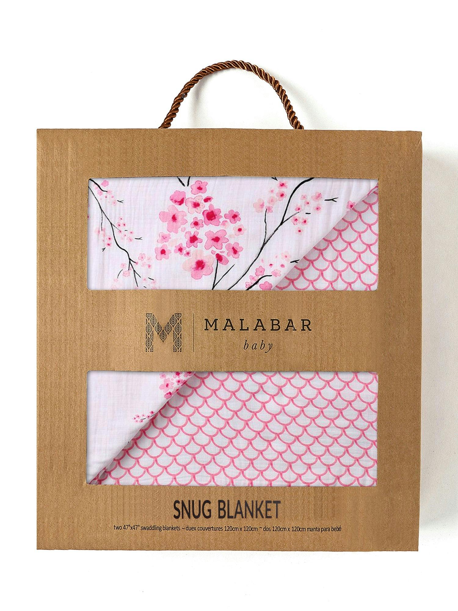 Organic Muslin Four-Layer Reversible Snug Blanket