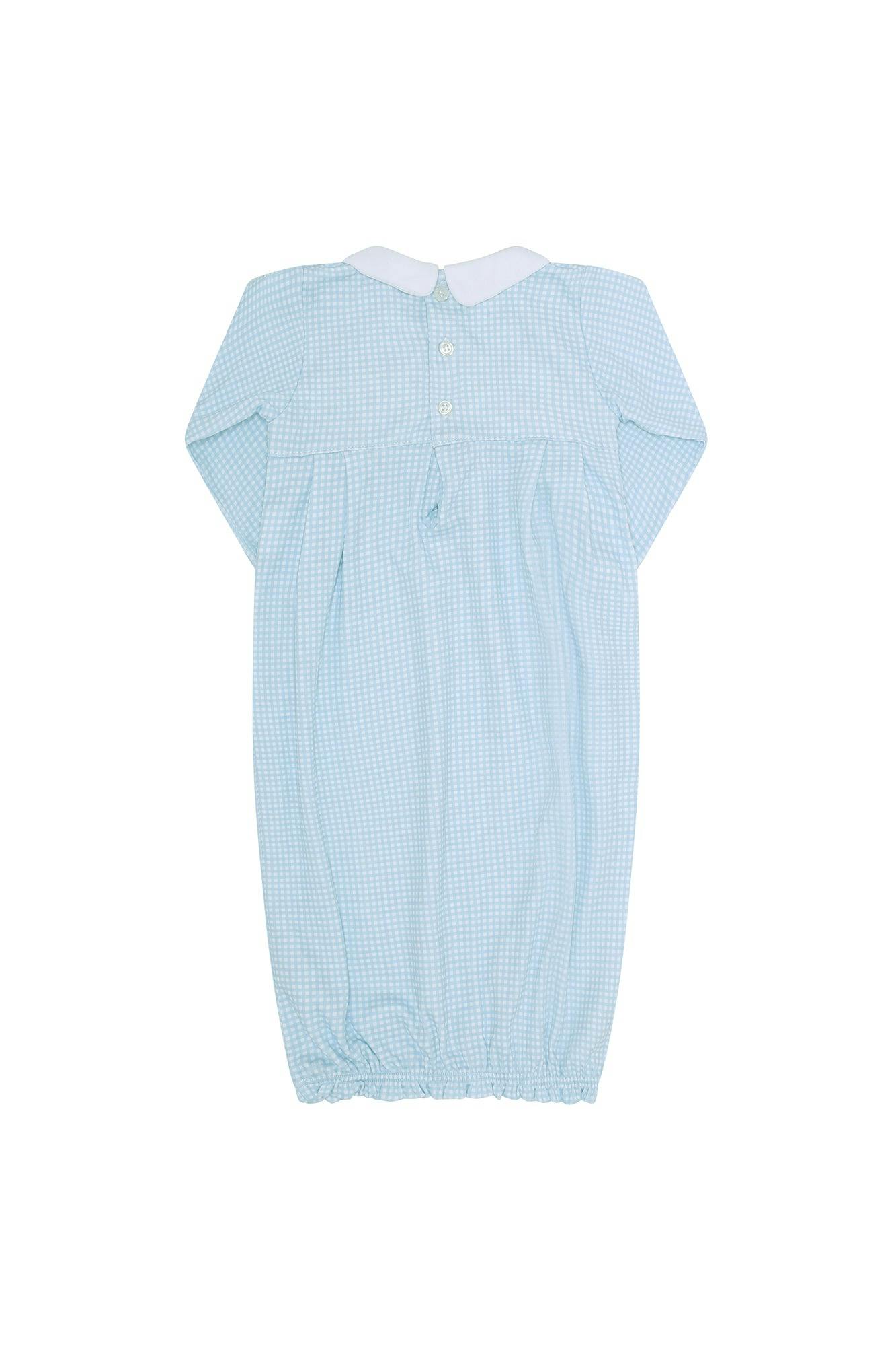 Gingham Smocked Gown