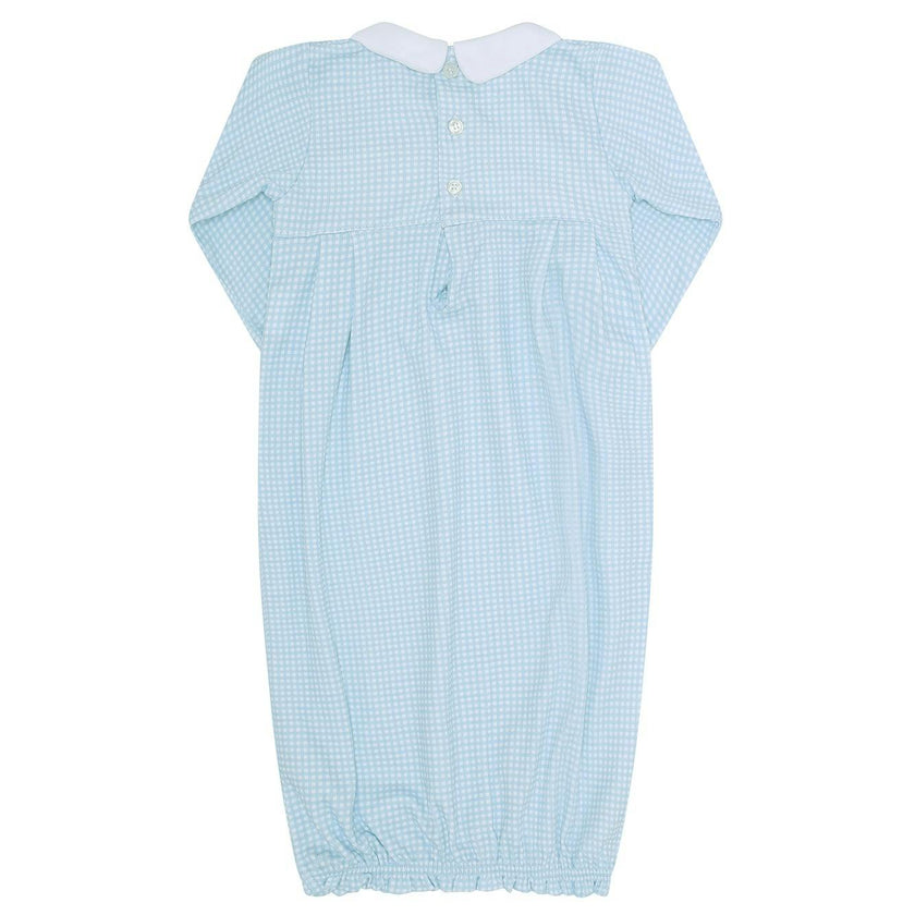 Gingham Smocked Gown