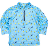 Golf Print Performance Knit 1/2 Zip